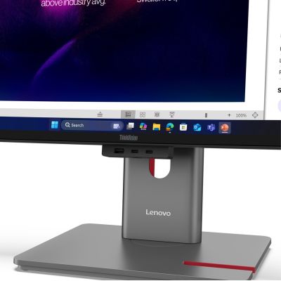 12. Lenovo ThinkVision P40WD-40 Computermonitor, 100,8 cm (39,7 Zoll), 5120 x 2160 Pixel, LCD, Schwarz