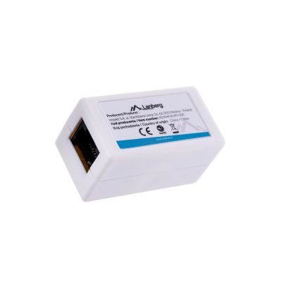 LANBERG Netzwerkverbinder 2x RJ45 CAT.5E UTP AD-RJ45-RJ45-OU5