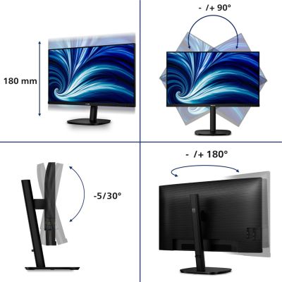 22. Philips 3000 Serie 32B2N3500/00 Computermonitor 80 cm (31,5") 2560 x 1440 px Quad HD LCD Schwarz