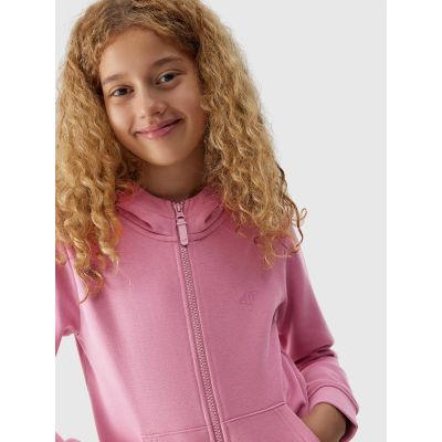 3. Mädchen-Sweatshirt mit Kapuze, 4F Junior
