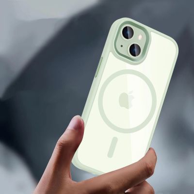 3. Tech-Protect MagMat MagSafe Hülle für iPhone 15 – transparent grün