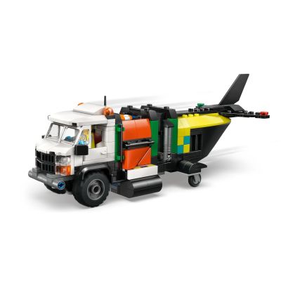 17. LEGO City 60505 Flugzeug, Service-LKW und Hovercraft