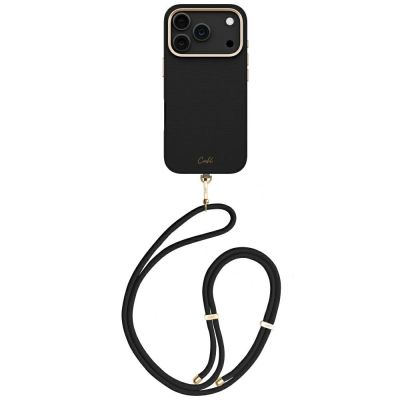 Uniq Coehl Mirelle Magnetische Ladehülle für iPhone 17 Pro – Schwarz