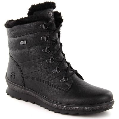 4. Remonte W RKR629B isolierte Lederstiefelette, schwarz