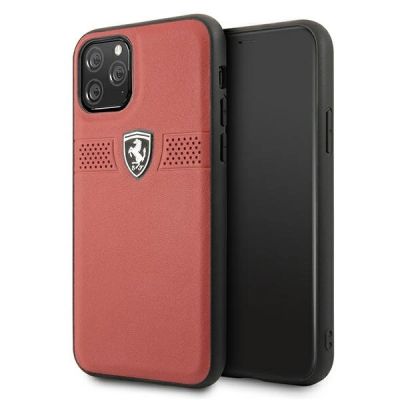 Ferrari FEOBAHCN58RE iPhone 11 Pro 5.8" rot/rot Hardcase Off Track Leder