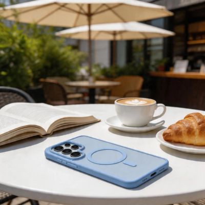 6. Tech-Protect Magmat MagSafe Hülle für Samsung Galaxy S26 Ultra – Mattblau