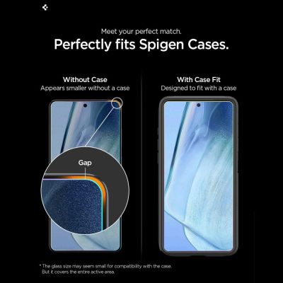 10. Spigen Glas.tR EZ Fit Pro AC Antireflexions-Schutzglas, 2er-Pack für Samsung Galaxy S26