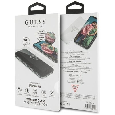 2. Guess Invisible Logo Tempered Glass für iPhone Xr