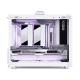4. Jonsbo C6 MAX PC-Gehäuse, Mini-Gehäuse, Micro-ATX, gehärtetes Glas – Weiß