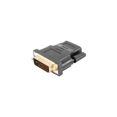 Lanberg AD-0010-BK Adapter (HDMI F - DVI-D (24+1) M; schwarz)