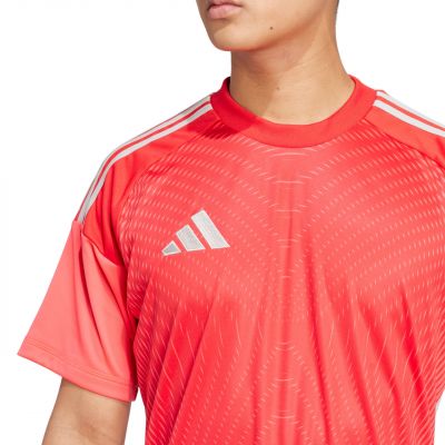 6. adidas Tiro 25 Wettkampf-Torwarttrikot Kurzarm Herren Rot JI9717