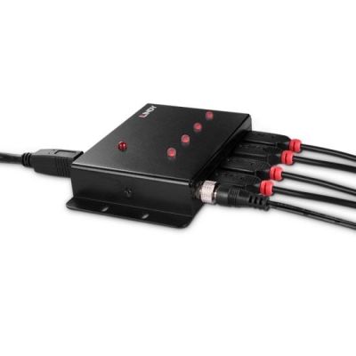 4. Lindy 43374 USB 3.2 Gen 1 (3.1 Gen 1) Typ-B Hubs und Konzentratoren 5000 Mbit/s Schwarz