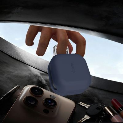 5. Tech-Protect Silikon-Schutzhülle mit Haken für Samsung Galaxy Buds 4 / 4 Pro – Lila