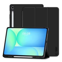 TechProtect SmartCase Pen Hülle für Samsung Galaxy Tab S10 FE+ 13.1 X620 / X626B - Schwarz