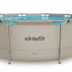18. VIRTUFIT RUNDER POOL 366 CM MIT FILTPUMPE BEIGE