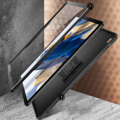 3. Supcase Unicorn Beetle Pro Hülle für Samsung Galaxy Tab A9+ 11.0 X210 / X215 / X216 – Schwarz
