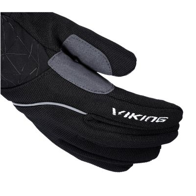 VIKING Kirken Multifunktionshandschuhe für Erwachsene, schwarz, Größe 6