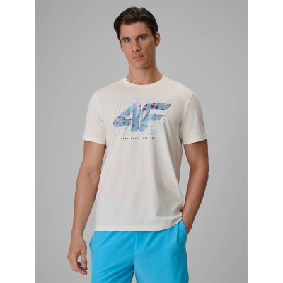 Herren-T-Shirt mit Aufdruck, regulär, Größe 4F 4FRSS26TTSHM4295-11S