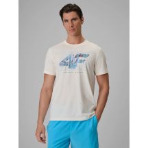 Herren-T-Shirt mit Aufdruck, regulär, Größe 4F 4FRSS26TTSHM4295-11S