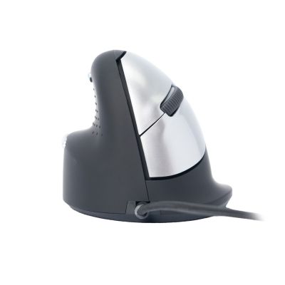 2. Ergonomische R-Go HE USB-Maus für Linkshänder, Schwarz/Silber
