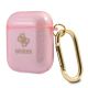 3. Guess GUA2UCG4GP AirPods decken die pink/pink Glitter Collection ab