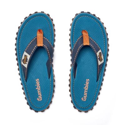 Gumbies Unisex-Flip-Flops ISLANDER FLIP-FLOP DREIFARBIG BLAU
