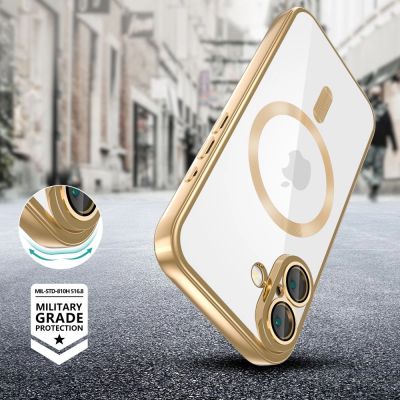 2. Tech-Protect MagFlex MagSafe Hülle für iPhone 16 – Gold