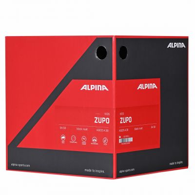 8. ALPINA ZUPO BLACK MATT 54-58 Skihelm