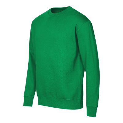 Unisex-Sweatshirt mit Rundhalsausschnitt (Grasgrün)