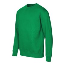 Unisex-Sweatshirt mit Rundhalsausschnitt (Grasgrün)
