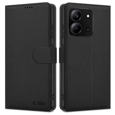 Tech-Protect Wallet Case für Xiaomi Redmi 15C - Schwarz