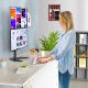 28. TECHLY VERTIKALER TISCHSTÄNDER FÜR 2 MONITOREN 13-27" LCD 10KG