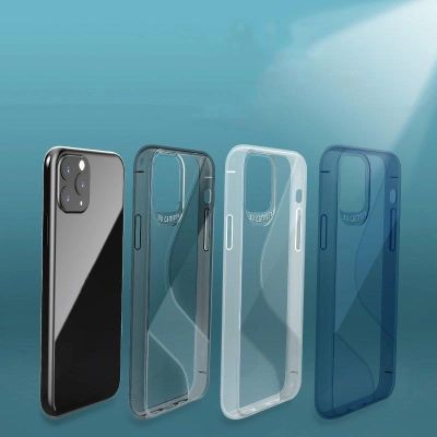 6. S-Case Flexibel Handyhülle TPU Schutzhülle für Huawei P40 Lite E schwarz