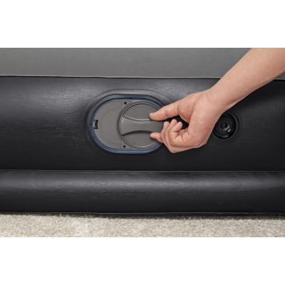 17. Bestway 671BT Luftmatratze, Einzelmatratze, Schwarz, Grau, Unisex