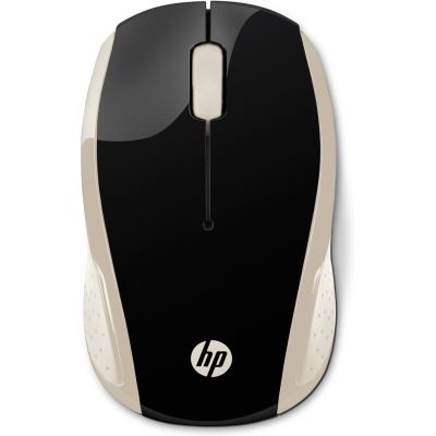 HP Wireless Mouse 200 Silk Gold Wireless Schwarz und Gold 2HU83AA