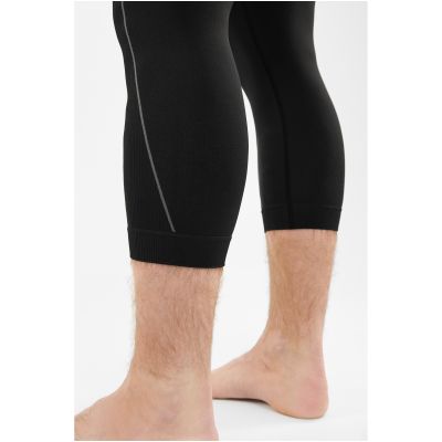 4. Herrenunterwäsche VIKING Eiger 2.0 Pants 3/4 Bamboo schwarz-grau