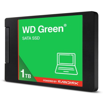 2. Western Digital WDS100T5G0A 1 TB 2,5" Serial ATA III 3D NAND