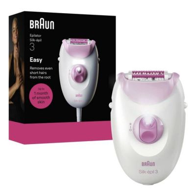 2. Braun Silk-épil 3 Silk-epil 3-000 20 Pinzetten Rosa