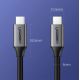 9. Ugreen US161 50751 USB-C 3.1 / USB-C 3.1 Kabel 1,5 m – Grau