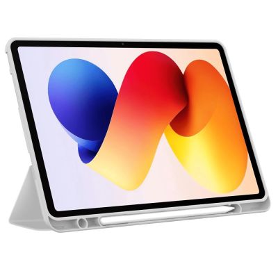 4. TechProtect SmartCase Stifthülle für Xiaomi Poco Pad M1 / ​​​​​​Redmi Pad 2 Pro 12.1 – Grau