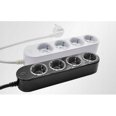 4. Shelly Power Strip 4 Gen4 Weiße Smart-Steckdosenleiste