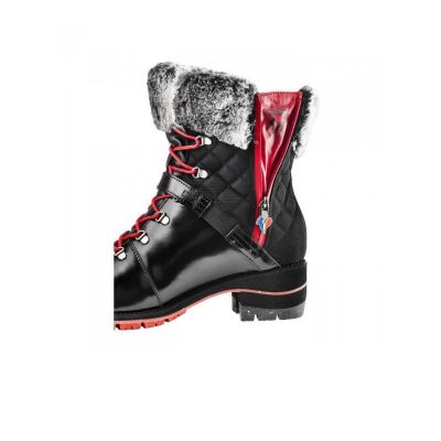 8. Rossignol W 1907 Megeve Schwarze Hochglanzschuhe