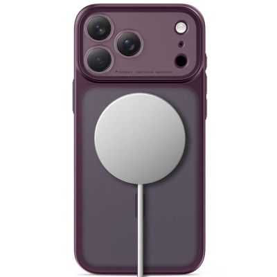 4. Tech-Protect MagPrime MagSafe CC Hülle für iPhone 18 Pro Max / 17 Pro Max – Burgunderrot