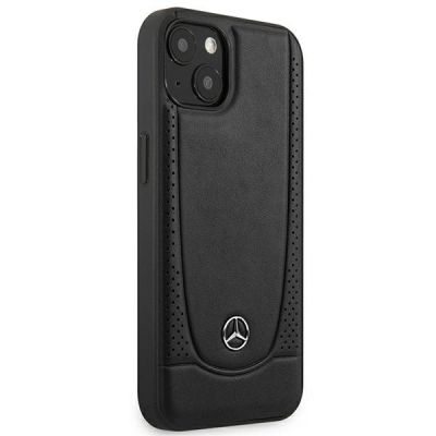 4. Mercedes MEHCP14MARMBK iPhone 14 Plus 6,7 "schwarz / schwarze Hardcase Leder Urban