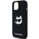 6. Karl Lagerfeld Silikon Choupette Head MagSafe Hülle für iPhone 15 Plus / 14 Plus – Schwarz