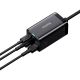 4. Baseus GaN3 Pro Schnellladegerät GaN 2 x USB Typ C / 2 x USB 65W PD, QC4.0+, AFC, PPS + Kabel USB Typ C - USB Typ C 1m schwarz (CCGP040101)