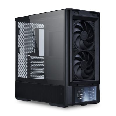 2. Lian Li LANCOOL 207 Digital PC Gehäuse, Midi-Tower, ATX, Tempered Glass, schwarz