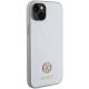 4. Guess GUHCP15MPS4DGPS iPhone 15 Plus 6,7" Silber/Silber Hardcase Strass Metall Logo