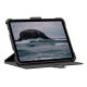 10. UAG Metropolis Tact Armr - Schutzhülle mit Halterung für Apple Pencil für iPad 10,9" 10. Generation / 11" (A16) (schwarz)