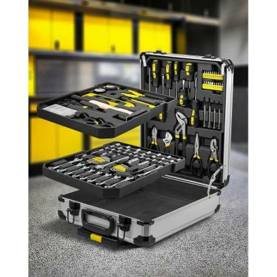 Schlüsselsatz 186-teilig / Rollkoffer / WMC